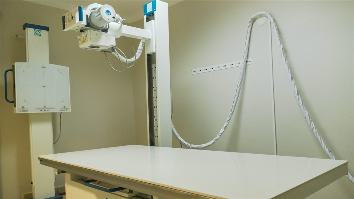 Equipamento de radiografia digital da Med&Imagem